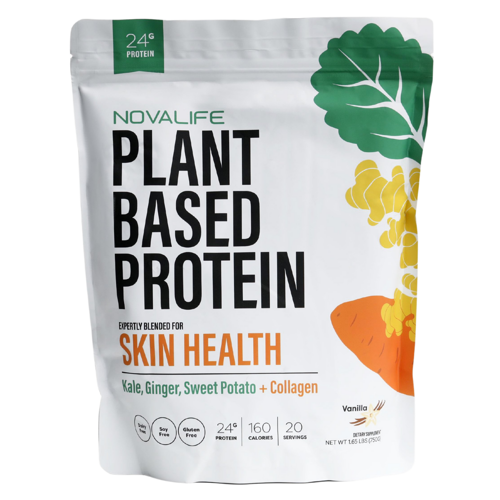 NovaLife® Skin Health Plant Based Protein Powder